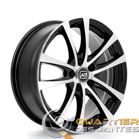 Jante Artech Alaska 17 NOIRE FACE POLIE 5x112 Jantes Alu Jantes