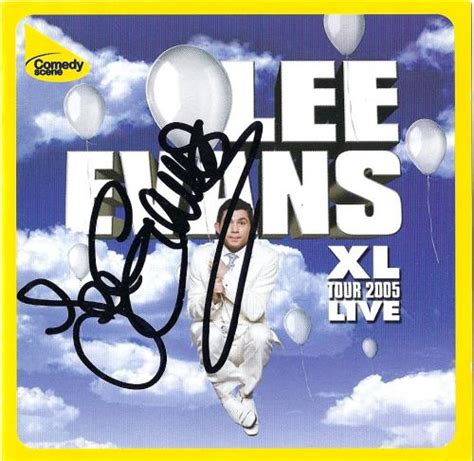 Autographed Music Photos Lee Evans Xl Tour Live 2005 2cd