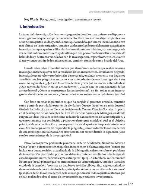 Que Son Los Antecedentes En Una Investigacion 14