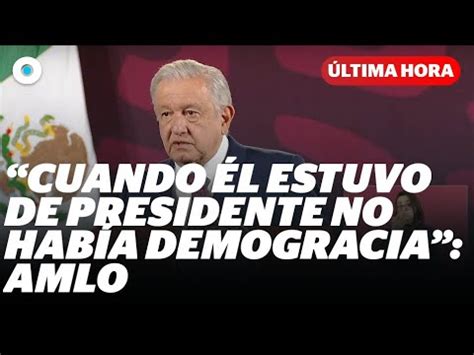 AMLO responde a Ernesto Zedillo tras críticas Reporte Indigo YouTube