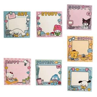 JENNIFERDZ Memo Pad Kuromi Cinnamoroll Note Paper Writing Pad