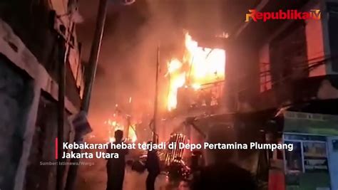 Detik Detik Kebakaran Depo Plumpang Si Jago Merah Ikut Melahap Rumah