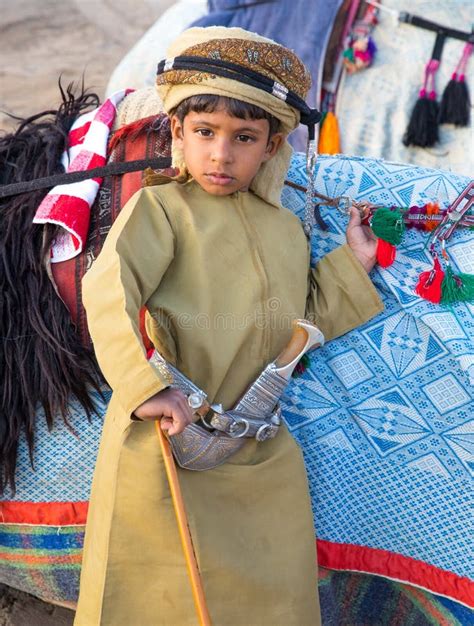 Young Omani Boy Dressed in Traditional Clothing. Editorial Image ...