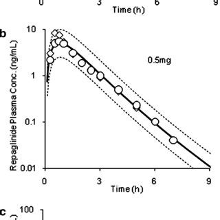 Simulation of repaglinide drug-drug interactions with inhibitor drugs ...