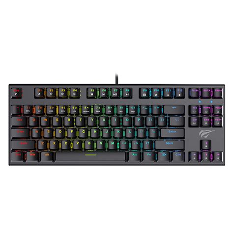 Teclado Mecanico Rgb Usb Gamenote Havit Kb857l Outemu Blue Inglés