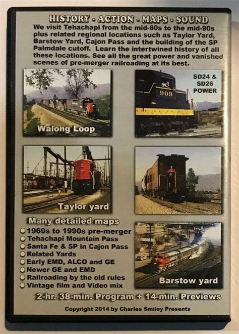 Railroad Train Locomotive Dvds Southern Pacific Union Bando Big Boy