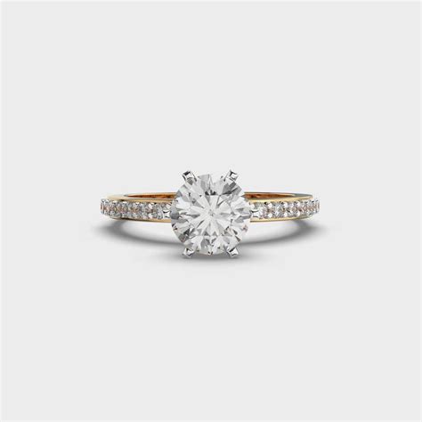 1 Carat Solitaire In Diamond Band | Jewelbox