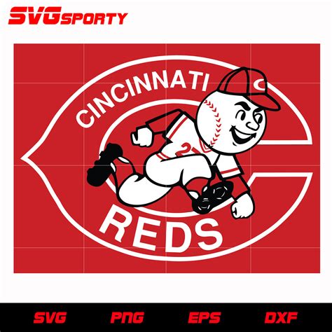 Cincinnati Reds Flag Svg Mlb Svg Eps Dxf Png Digital File For Cut