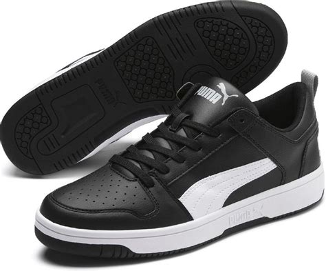 Puma Rebound Layup Lo Sl Unisex Sneakers Black White High Rise Maat