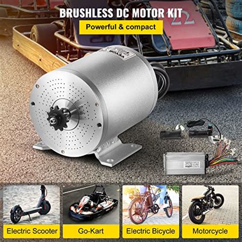 Vevor Electric Brushless Dc Motor48v 2000w Brushless Electric Motor