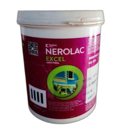 Nerolac Excel Anti Peel Paint 1 L At 300 Bucket In Misrikh Cum