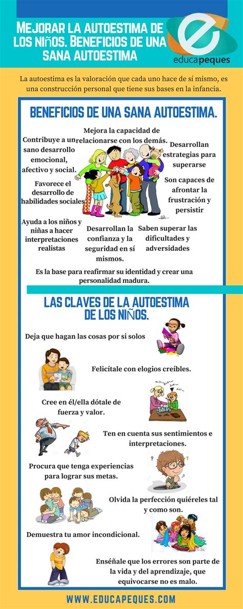 Beneficios De Una Sana Autoestima En Los Niños Y Niñas