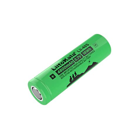 Batterie Li Ion 3 7V 4800mAh NCR21700 Avec Borne Plate Bastelgarage