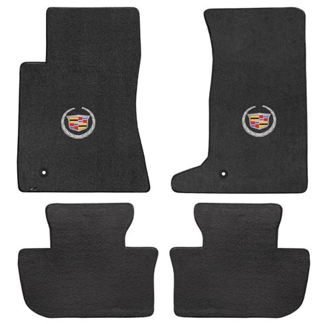 Lloyd Velourtex Ebony 4PC Mats For 2011 15 Cadillac CTS V 2DR W