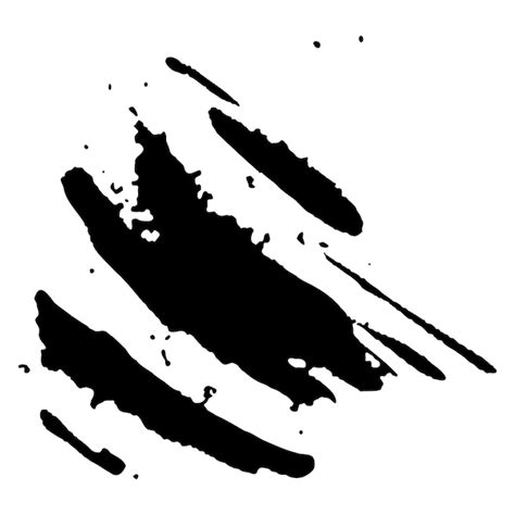 Premium Vector Vector Black Ink Drops And Paint Splashes Hand Drawn