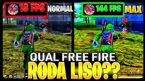 INCRÍVEL Como RODAR o Free Fire LISO QUAL É O MELHOR FREE FIRE PARA