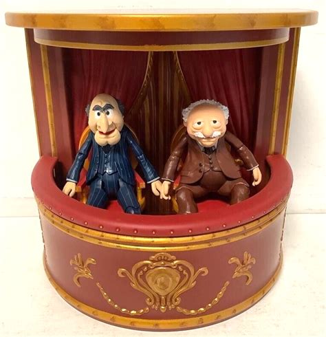 The Muppets Statler And Waldorf Action Figures Wbalcony Diamond Select