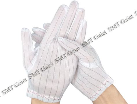 Antistatic Stripe Gloves Gaiet Electronics Suzhou Co Ltd