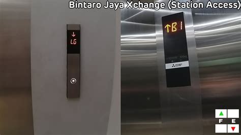 Mitsubishi NEXIEZ MRL Elevator At Bintaro Jaya Xchange KRL Station