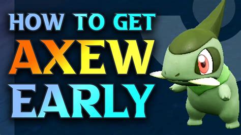 How To Get Axew Pokemon Scarlet And Violet Youtube