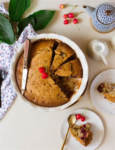 Gâteau à la semoule et aux cerises au goût de l enfance Blog de