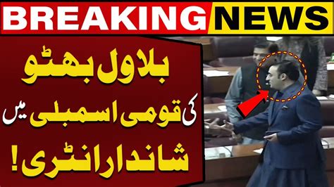 Bilawal Bhutto Dabang Entry In National Assembly Capital Tv P Youtube