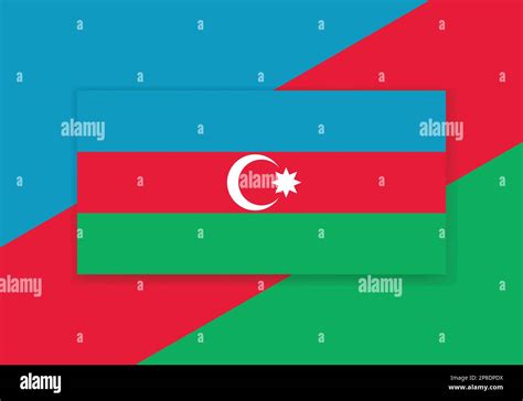 Vector Bandera De Azerbaiy N Dise O De Bandera De Pa S Bandera De