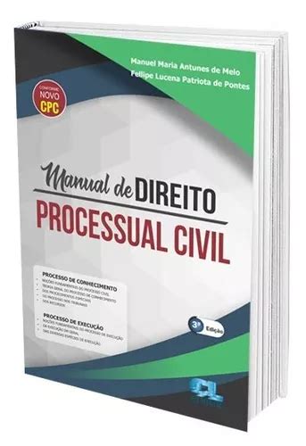 Manual De Direito Processual Civil 3ª Edição Frete grátis