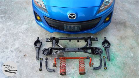 Building The Ultimate Mazda 3 Rear Suspension Youtube