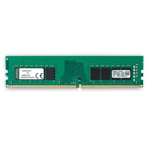 Mem Ria RAM ValueRAM Color Verde 16GB 1 Kingston KVR26N19S8 16