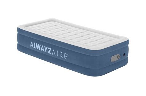 Bestway Matelas gonflable 1 place Alwayzaire avec double pompe intégrée