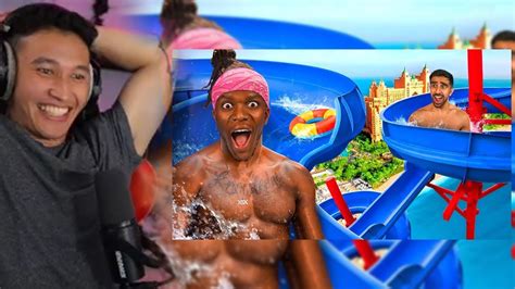 Reacting To Sidemen Waterpark Hide Seek Youtube