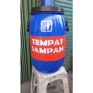 Jual Tong Tempat Sampah Gentong Air Dan Drum Tong Biru 30 Liter Ada