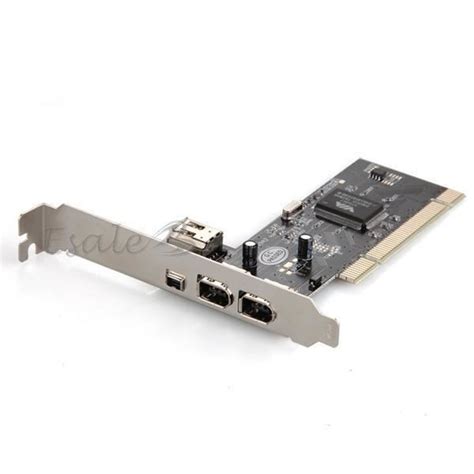 CARTE PCI FIREWIRE 3 1 PORTS IEEE 1394 4 6 PIN PR DV DC Cdiscount