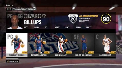 NBA 2K19: All Time & Classic Teams List, Starting Lineups and Player ...