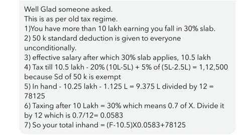 Probable In Hand Salary For Given Fixed Salary Do Fishbowl