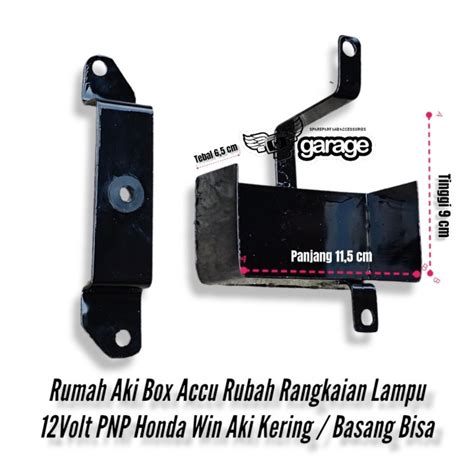 Jual Rangkaian Lampu Rubah Volt Honda Win Fullset Aki Accu Kering