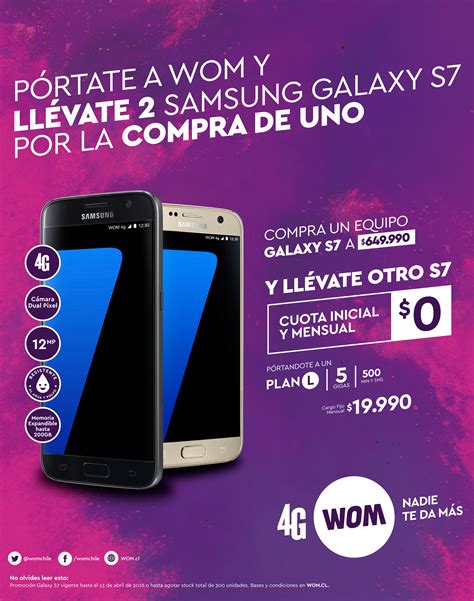 WOM lanza una nueva promoción Pórtate a WOM y llévate dos Samsung