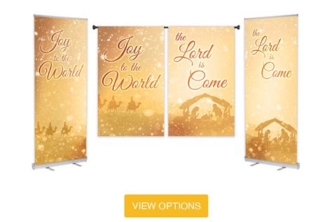 Christmas Design Styles | Indoor Christmas Banners | ChurchBanners.com