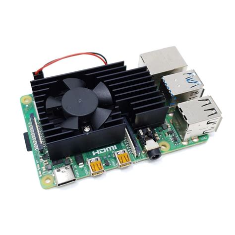 Raspberry Pi 4 Extreme Cooling Heat Sink Fan Kit The Pi Hut