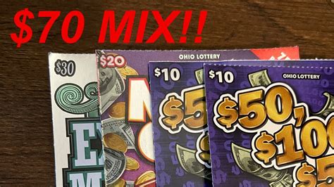 70 Session Mega Cash And Extreme Millions Ohio Lottery Tickets