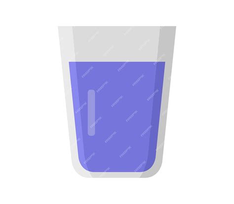 Premium Vector Glass Of Water