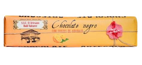 Chocolate Negro Con Trozos De Naranja Gr De Lo Nuestro Artesano