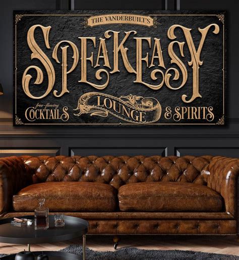 Bar Signs, Speakeasy Signs, Bourbon Bar Signs, Basement Bar Signs,Tiki ...