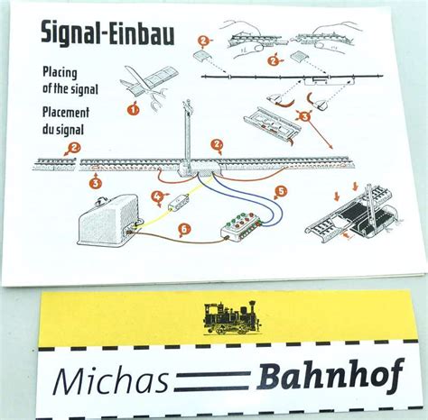 Märklin Anleitung Signal Einbau Michas Bahnhof