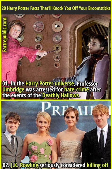 Harry Potter Facts Thatll Knock You Off Your Broomsticks Fact