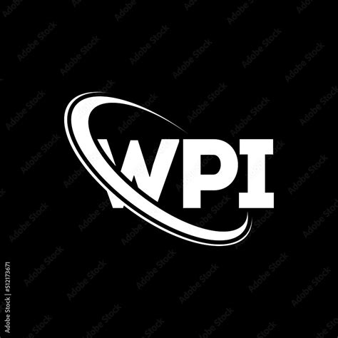 WPI logo. WPI letter. WPI letter logo design. Initials WPI logo linked with circle and uppercase ...