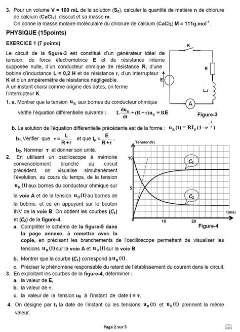 Bac Sc De L Informatique Physique Session Principale 2021 Physique