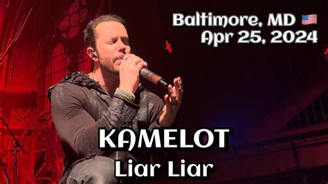 Kamelot Liar Liar Rams Head Live Baltimore MD April 25 2024