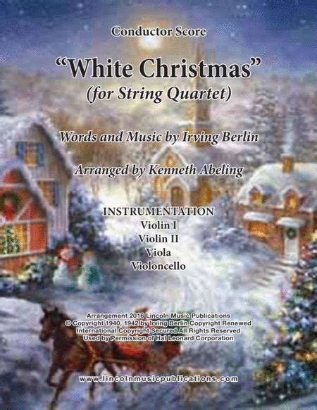 White Christmas Arr Kenneth Abeling Sheet Music Dave Koz And Kelly